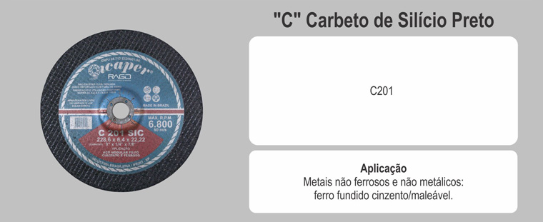 Disco de desbaste ferro fundido Icaper