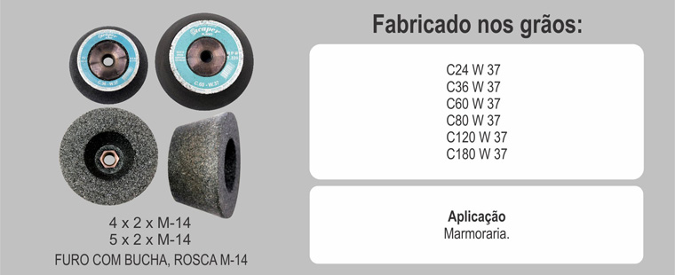 Rebolo copo cônico Icaper